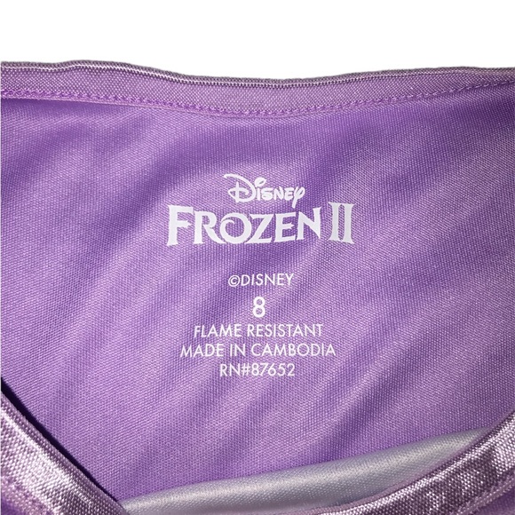 Disney Frozen II Gown Size 8 - Picture 3 of 5